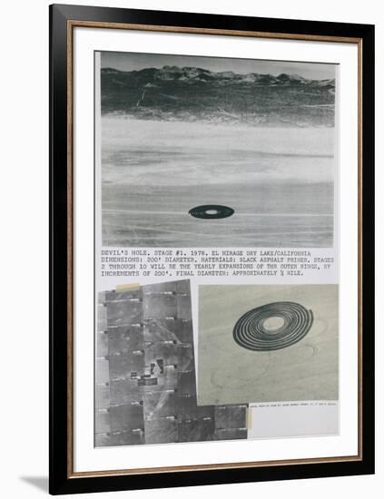 Devil's Hole-Dennis Oppenheim-Framed Limited Edition