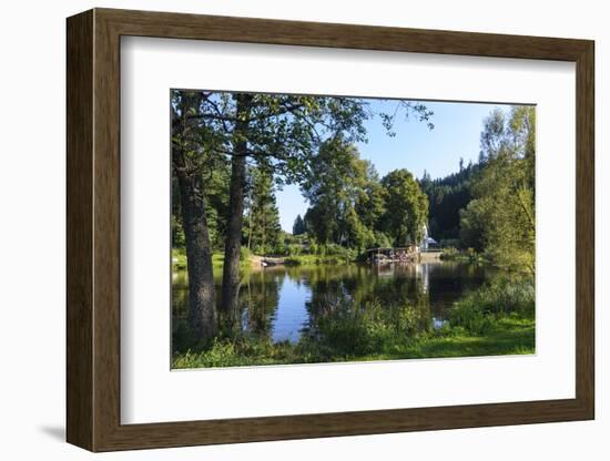 Devil's Mill Originally Teufelsbruckmuhle to Big Muhl, Austria-Volker Preusser-Framed Photographic Print