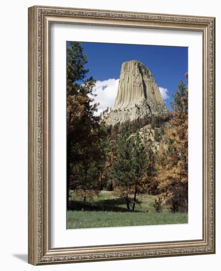 Devil's Tower, Devil's Tower National Monument, Wyoming, United States of America, North America-James Emmerson-Framed Photographic Print