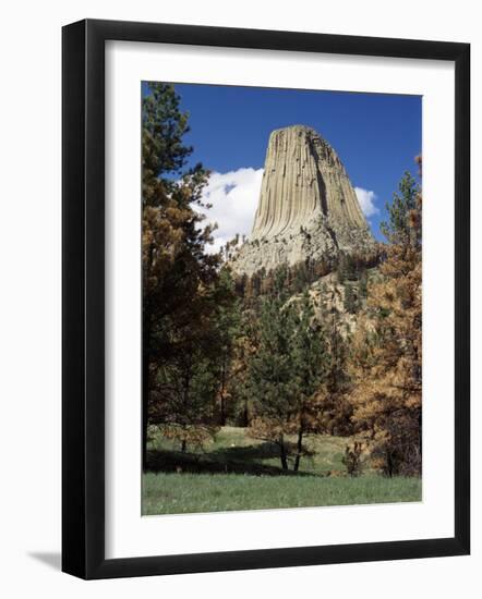 Devil's Tower, Devil's Tower National Monument, Wyoming, United States of America, North America-James Emmerson-Framed Photographic Print