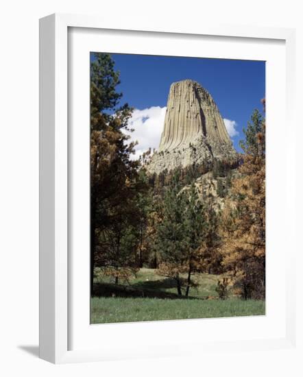 Devil's Tower, Devil's Tower National Monument, Wyoming, United States of America, North America-James Emmerson-Framed Photographic Print