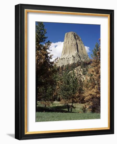 Devil's Tower, Devil's Tower National Monument, Wyoming, United States of America, North America-James Emmerson-Framed Photographic Print