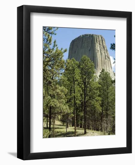 Devil's Tower National Monument, Wyoming, USA-Ethel Davies-Framed Photographic Print