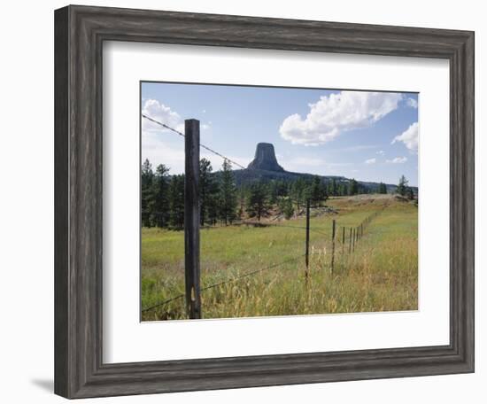 Devil's Tower National Monument, Wyoming, USA-Michael Snell-Framed Photographic Print