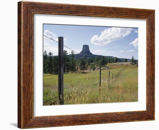 Devil's Tower National Monument, Wyoming, USA-Michael Snell-Framed Photographic Print