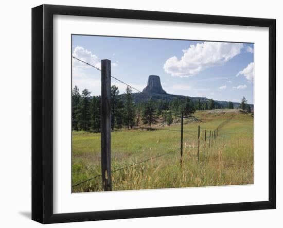 Devil's Tower National Monument, Wyoming, USA-Michael Snell-Framed Photographic Print