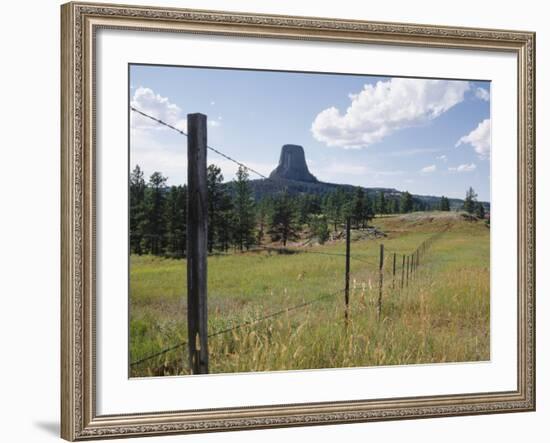 Devil's Tower National Monument, Wyoming, USA-Michael Snell-Framed Photographic Print
