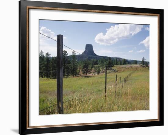 Devil's Tower National Monument, Wyoming, USA-Michael Snell-Framed Photographic Print