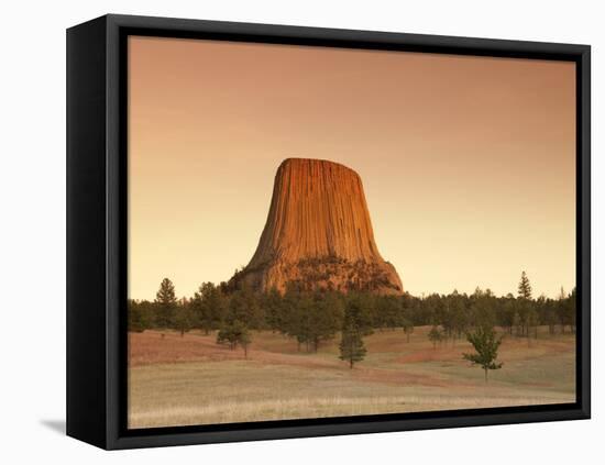 Devil's Tower National Monument, Wyoming, USA-Michele Falzone-Framed Premier Image Canvas