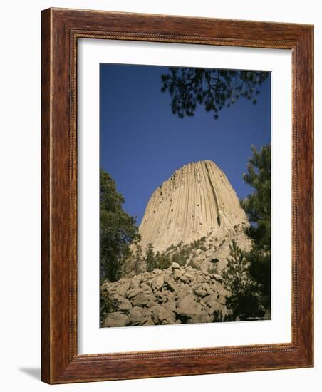 Devil's Tower, Wyoming, USA-Geoff Renner-Framed Photographic Print