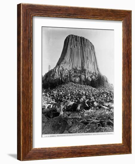 Devil's Tower, Wyoming-John C.H. Grabill-Framed Photographic Print