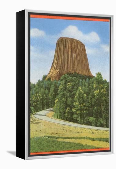 Devil's Tower, Wyoming-null-Framed Stretched Canvas