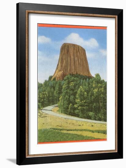 Devil's Tower, Wyoming-null-Framed Art Print