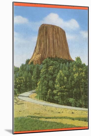 Devil's Tower, Wyoming-null-Mounted Art Print