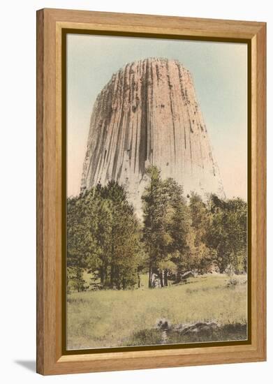 Devil's Tower, Wyoming-null-Framed Stretched Canvas