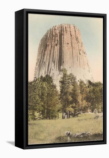 Devil's Tower, Wyoming-null-Framed Stretched Canvas