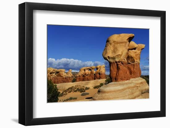 Devils Garden, Grand Staircase-Escalante National Monument, Utah, USA-Jouan Rius-Framed Photographic Print