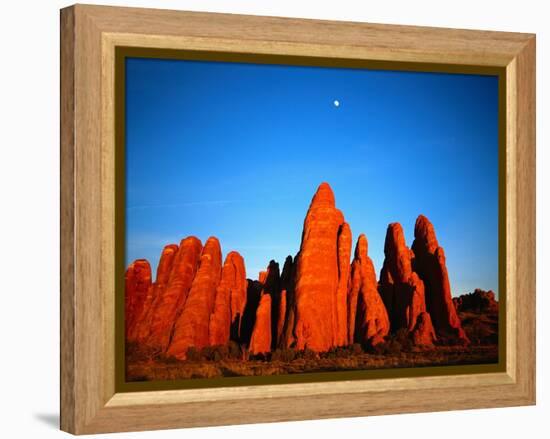 Devils Garden in Arches National Park-Robert Glusic-Framed Premier Image Canvas