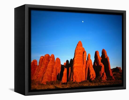 Devils Garden in Arches National Park-Robert Glusic-Framed Premier Image Canvas