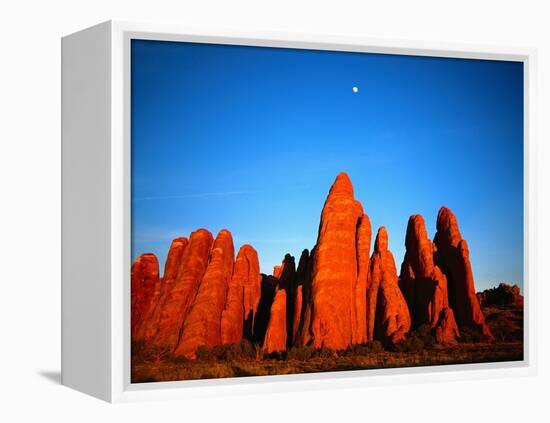 Devils Garden in Arches National Park-Robert Glusic-Framed Premier Image Canvas