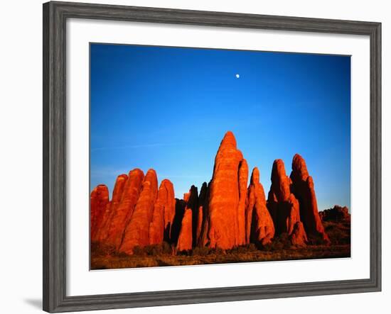 Devils Garden in Arches National Park-Robert Glusic-Framed Photographic Print