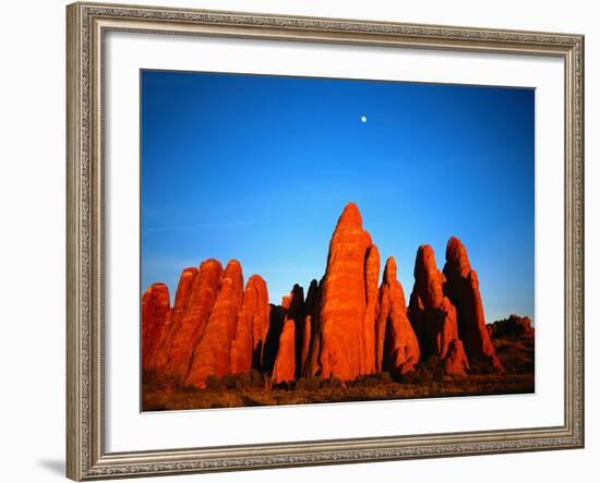 Devils Garden in Arches National Park-Robert Glusic-Framed Photographic Print