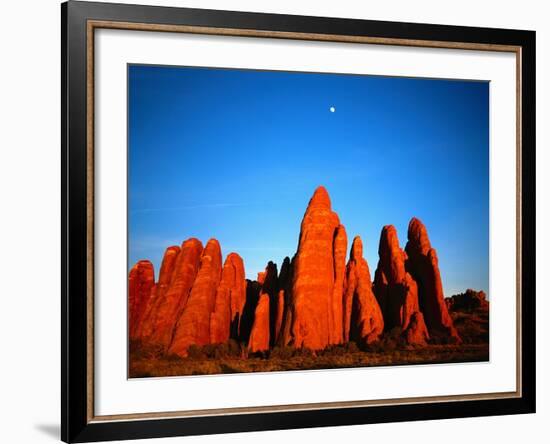 Devils Garden in Arches National Park-Robert Glusic-Framed Photographic Print