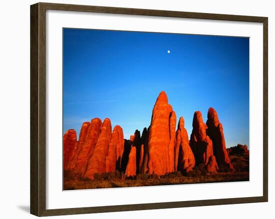 Devils Garden in Arches National Park-Robert Glusic-Framed Photographic Print