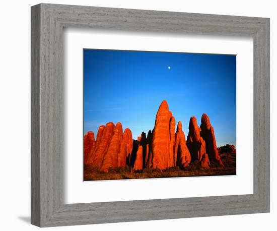 Devils Garden in Arches National Park-Robert Glusic-Framed Photographic Print