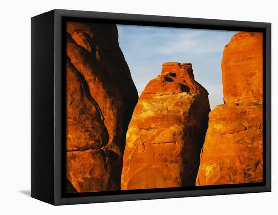 Devils Garden Sandstone Monuments-James Randklev-Framed Premier Image Canvas