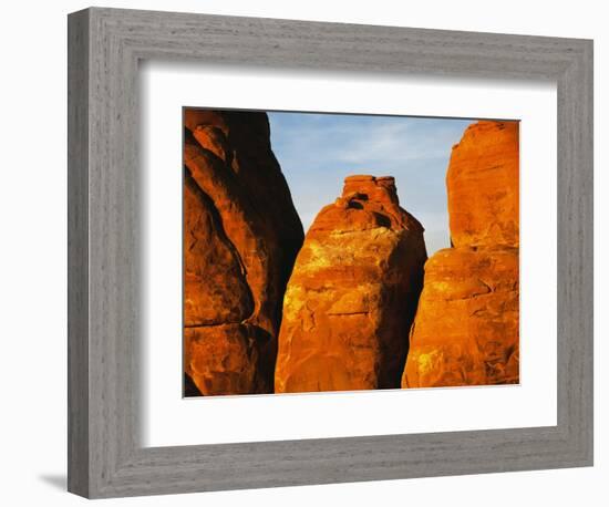 Devils Garden Sandstone Monuments-James Randklev-Framed Photographic Print