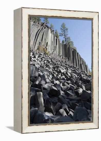 Devils Postpile, National Monument, Mammoth Mountain, Mammoth Lakes, California, USA-Gerry Reynolds-Framed Premier Image Canvas