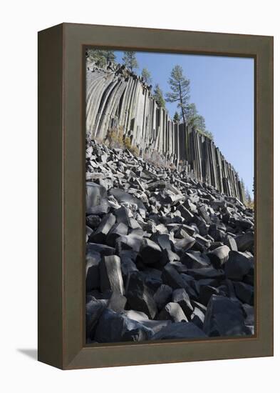 Devils Postpile, National Monument, Mammoth Mountain, Mammoth Lakes, California, USA-Gerry Reynolds-Framed Premier Image Canvas