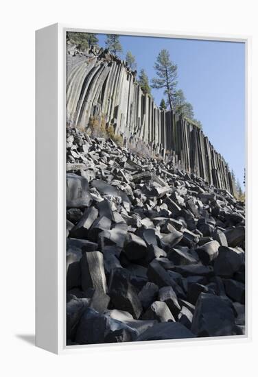 Devils Postpile, National Monument, Mammoth Mountain, Mammoth Lakes, California, USA-Gerry Reynolds-Framed Premier Image Canvas