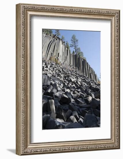 Devils Postpile, National Monument, Mammoth Mountain, Mammoth Lakes, California, USA-Gerry Reynolds-Framed Photographic Print