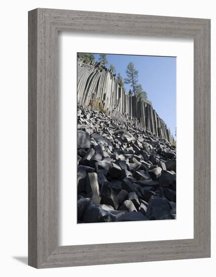 Devils Postpile, National Monument, Mammoth Mountain, Mammoth Lakes, California, USA-Gerry Reynolds-Framed Photographic Print