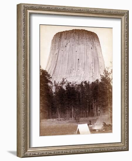 Devils Tower, 1887-Science Source-Framed Giclee Print