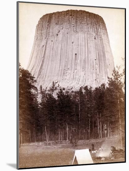 Devils Tower, 1887-Science Source-Mounted Giclee Print