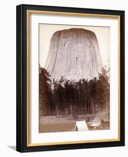 Devils Tower, 1887-Science Source-Framed Giclee Print