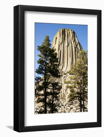 Devils Tower National Monument in Wyoming-Paul Souders-Framed Photographic Print