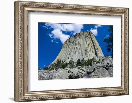 Devils Tower National Monument, Wyoming, United States of America, North America-Michael Runkel-Framed Photographic Print