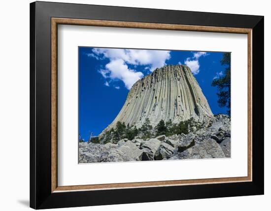 Devils Tower National Monument, Wyoming, United States of America, North America-Michael Runkel-Framed Photographic Print