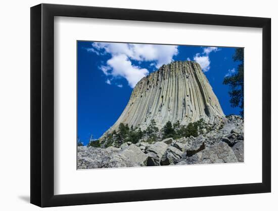 Devils Tower National Monument, Wyoming, United States of America, North America-Michael Runkel-Framed Photographic Print