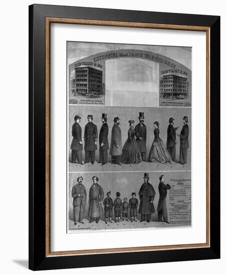 Devlin and Co. Extensive Clothing Warehouses-null-Framed Giclee Print