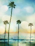 Palm Tree Blue I-Devon Davis-Art Print