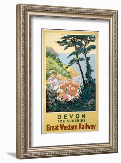 Devon for Sunshine-null-Framed Art Print