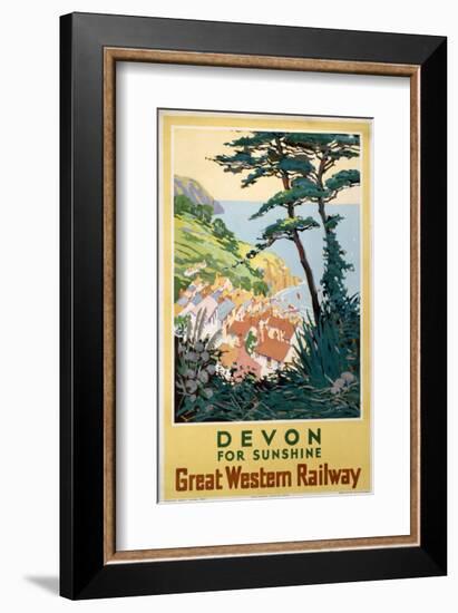 Devon for Sunshine-null-Framed Art Print