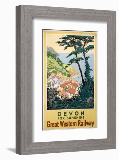 Devon for Sunshine-null-Framed Art Print