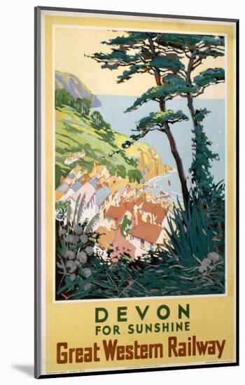 Devon for Sunshine-null-Mounted Art Print