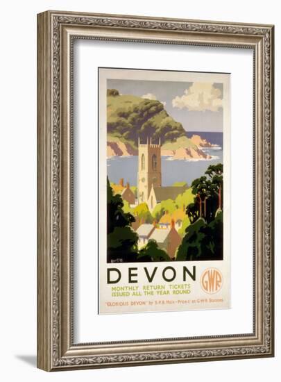 Devon, GWR, c.1930s-null-Framed Art Print